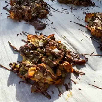 honey nut cluster cookies.