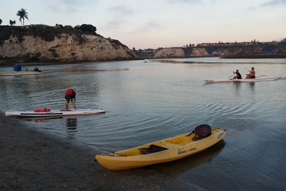 Kayaking on the Back Bay.