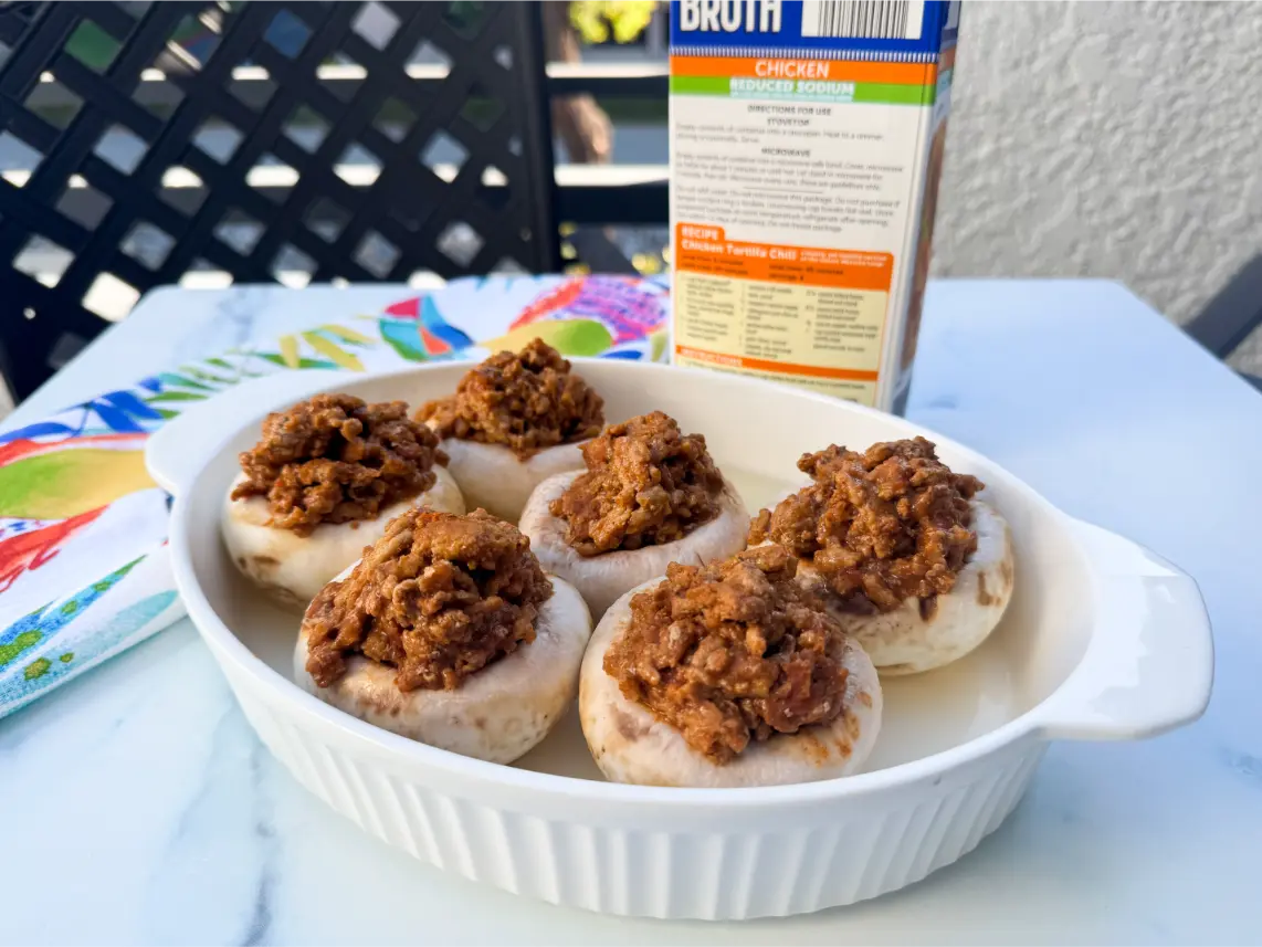 stuffed mushrooms.