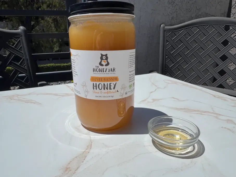 raw honey and vanilla.