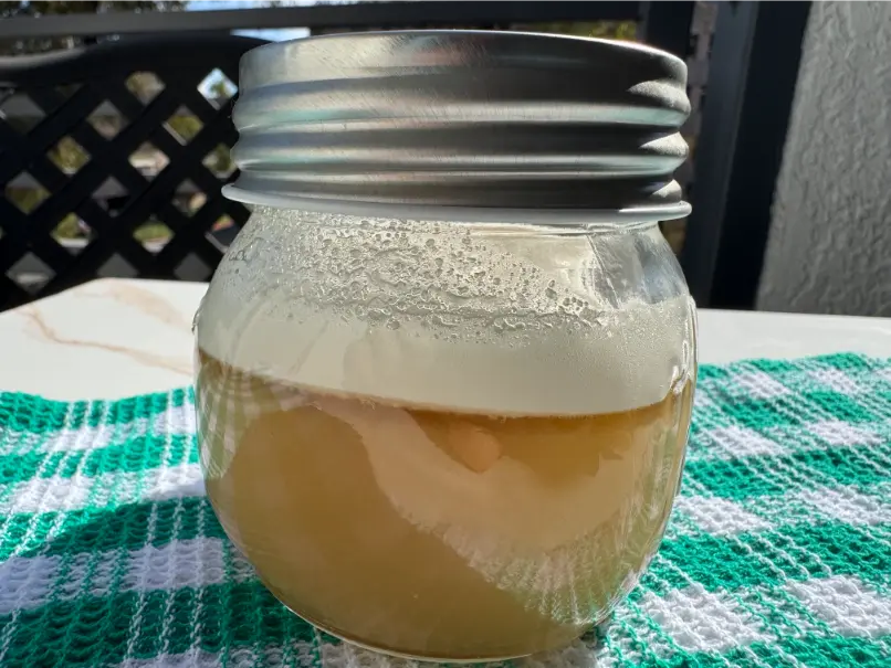 Whipped Vanilla Honey that has separated.