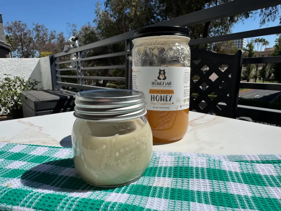 whipped vanilla honey.