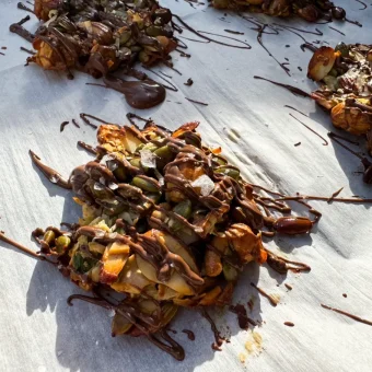 Honey Nut Cluster Cookies.